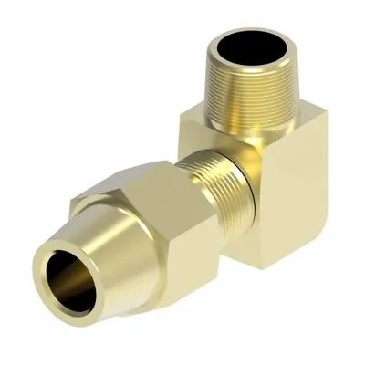 Weatherhead By Danfoss Air Brake Connectors For Copper Tubing 90 Male Elbow Brass