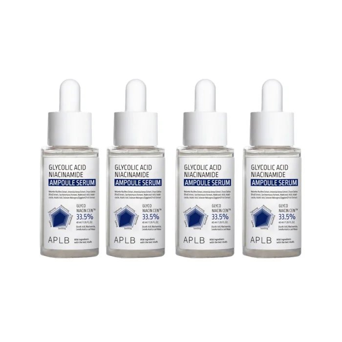 APLB - Glycolic Acid Niacinamide Ampoule Serum - 40ml (4ea) Set
