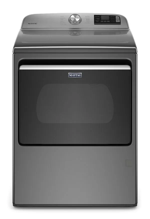 Maytag Smart Top Load Gas Dryer W/ Extra Power, 7.4 Cu. Ft. In Metallic Slate