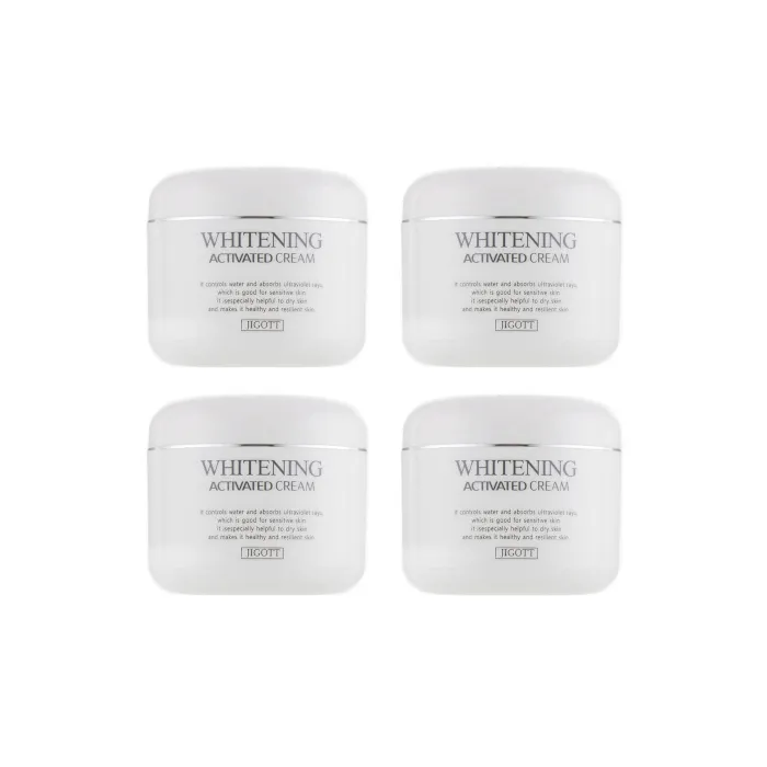 Jigott - Whitening Activated Cream/100g (4ea) Set