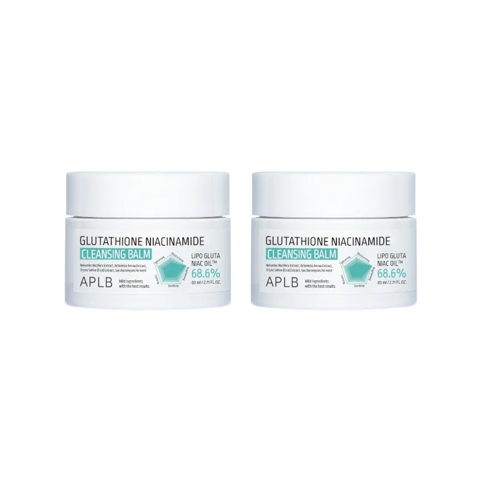 APLB - Glutathione Niacinamide Cleansing Balm - 80ml (2ea) Set