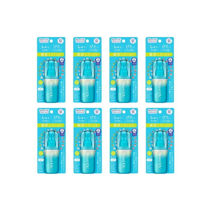 Kao - Biore UV Aqua Rich Aqua Protect Mist SPF50 PA++++ - 60ml (8ea) Set