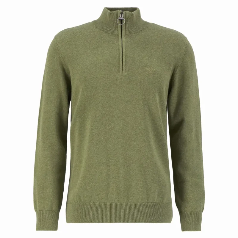 Cotton Half Zip Jumper