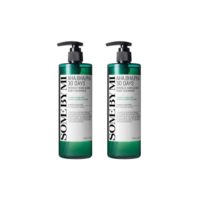SOME BY MI - AHA-BHA-PHA 30days Miracle Acne Clear Body Cleanser - 400g (2ea) Set