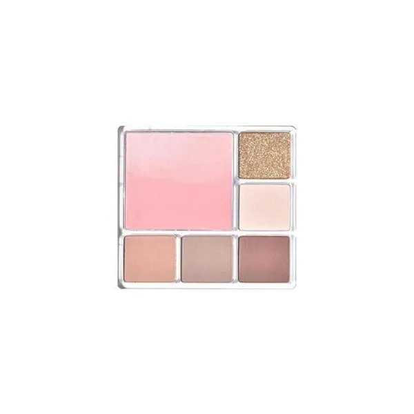 Gogo Tales - Soft Mist Blusher 6-Color Eyeshadow Palette - 14g - G01 A Fine Spring Day
