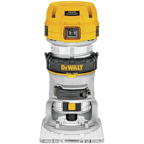 Dewalt 110V 7 Amp 1-1/4 HP Variable Speed Max Torque Corded Compact Router - DWP611