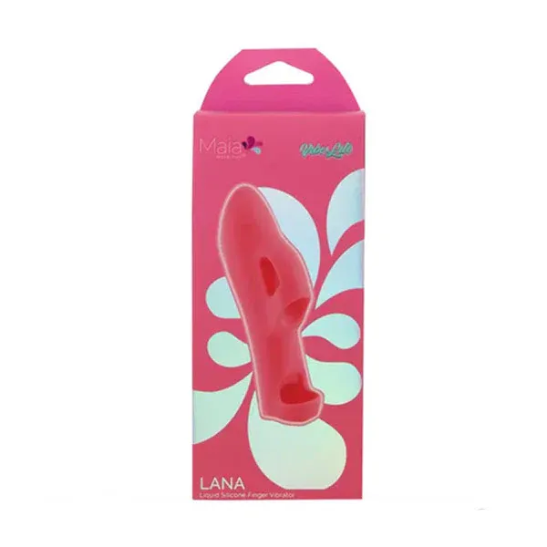 Maia Lana Usb Rechargeable Finger Stimulator Red