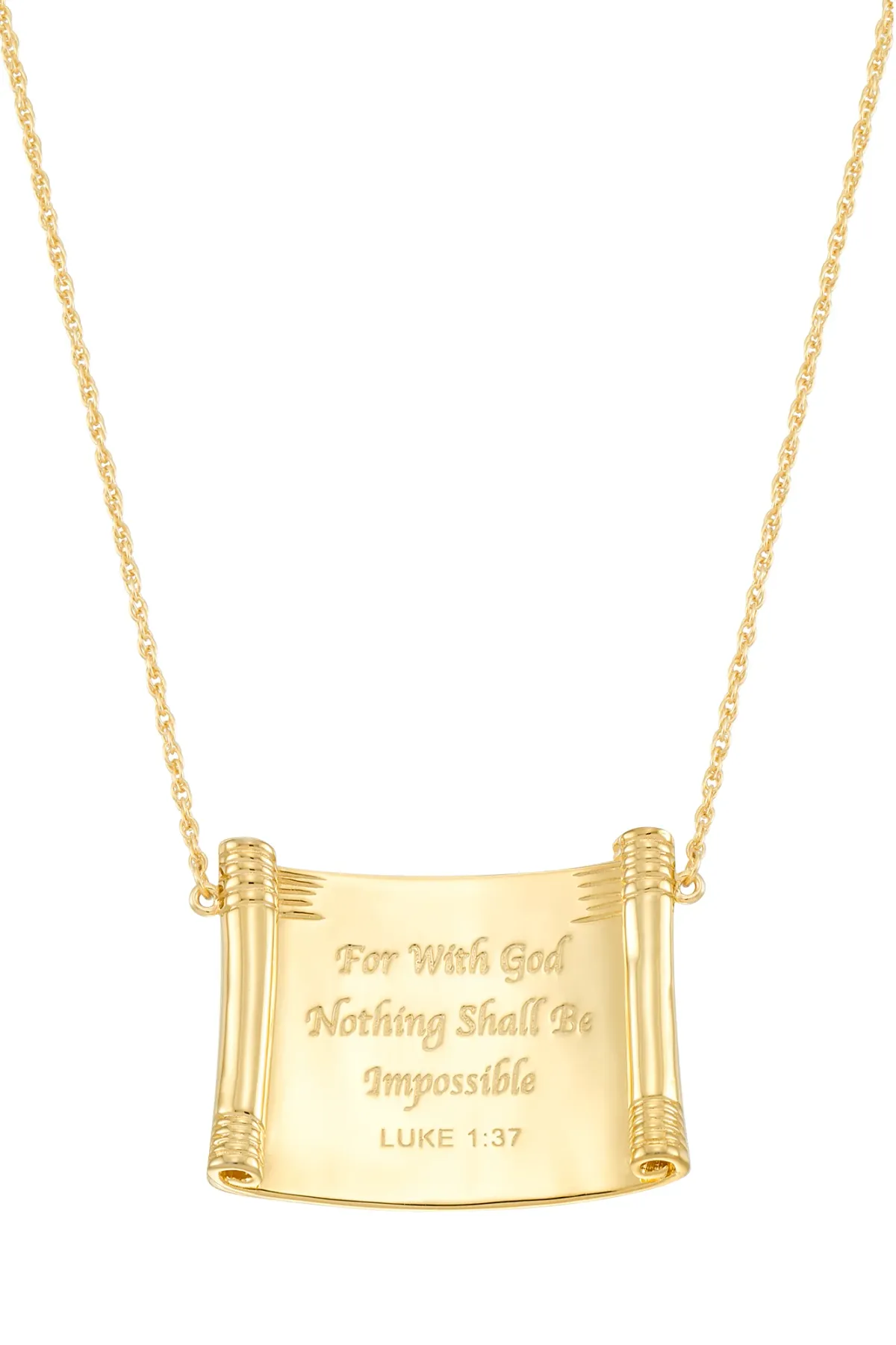 Luke 1:37 - For With God Nothing Shall Be Impossible