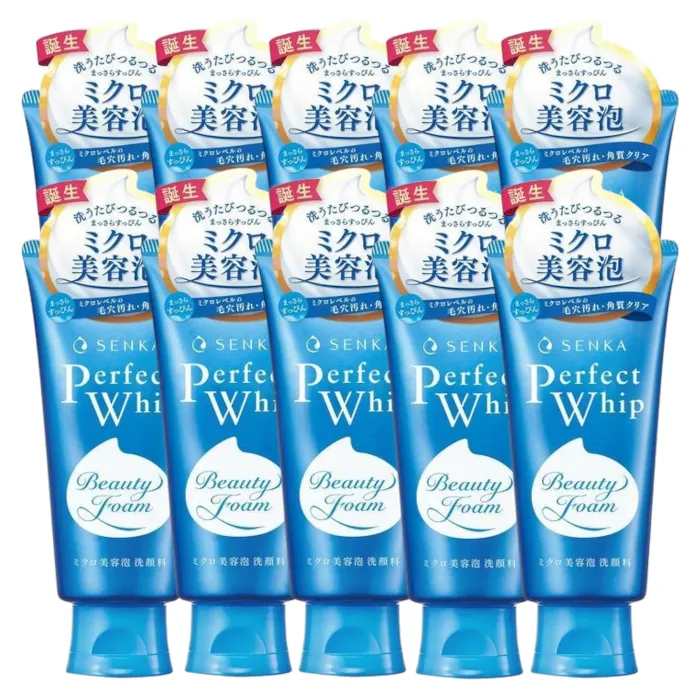 Shiseido - Senka Perfect Whip Cleansing Foam (2023 Version) - 120g (10ea) Set