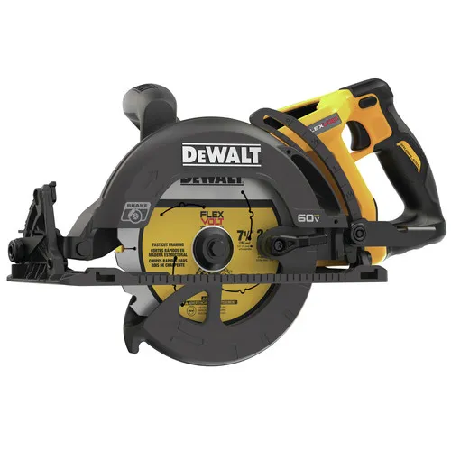 Factory Reconditioned Dewalt 60V MAX FLEXVOLT 7-1/4 in. Cordless Worm Drive Style Saw (Tool Only) - DCS577BR