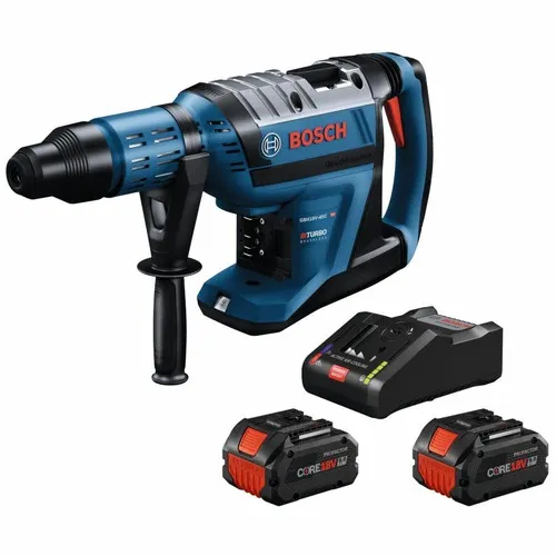 Factory Reconditioned Bosch PROFACTOR 18V Hitman Connected-Ready SDS-max Brushless Lithium-Ion 1-7/8 in. Cordless Rotary Hammer Kit with 2 Batteries (8.0 Ah) - GBH18V-45CK24-RT