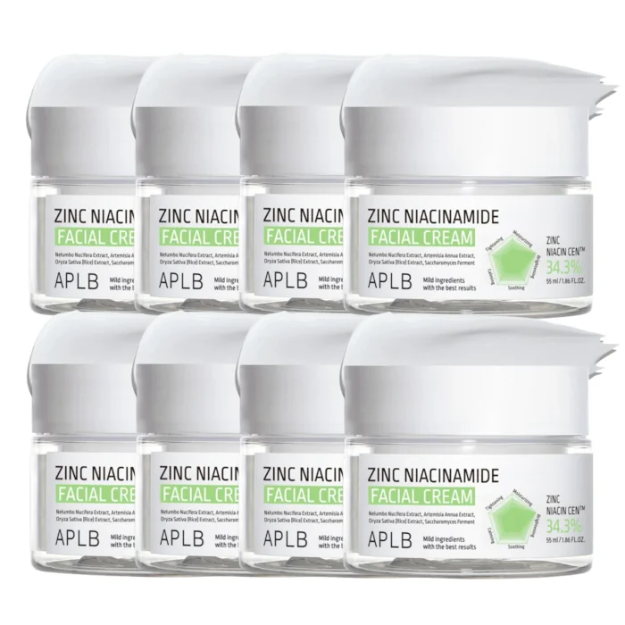 APLB - Zinc Niacinamide Facial Cream - 55ml (8ea) Set