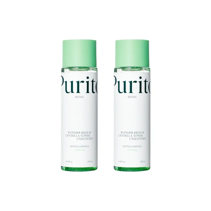 Purito SEOUL - Wonder Releaf Centella Toner Unscented - 200ml (2ea) Set