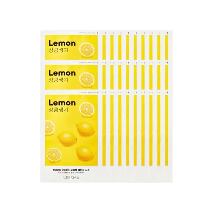MISSHA - Airy Fit Sheet Mask - Lemon - 1pc (30ea) Set