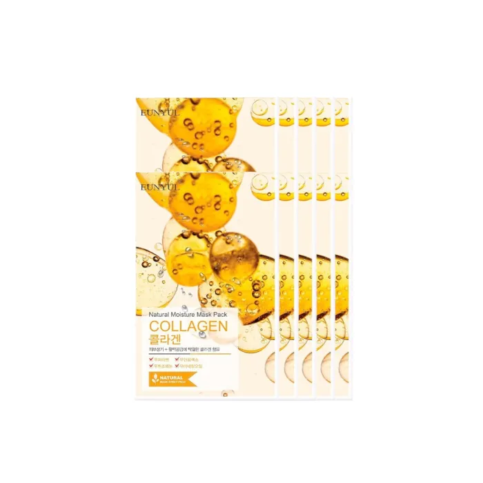 EUNYUL - Natural Moisture Mask Pack - Collagen - 10pcs set