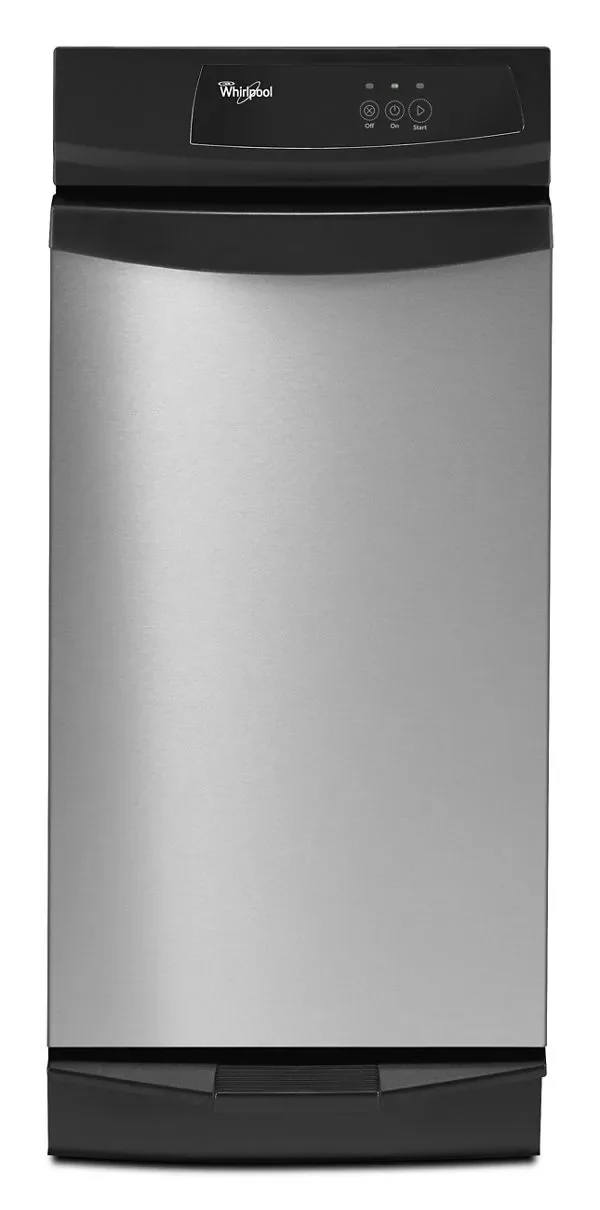 Whirlpool Gold 15 in. Undercounter Trash Compactor with Clean Touch Console in Stainless Steel 1.4 cu. ft. GX900QPPS