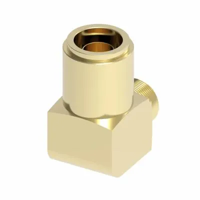 Weatherhead By Danfoss PushConnect Swivel Elbow Adapter Brass