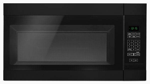 Whirlpool Amana AOver-the-Range Microwave with Add 0:30 Seconds in Black 1.6 Cu. Ft.