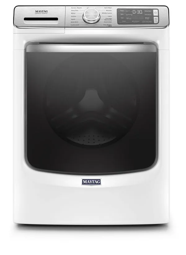 Maytag Smart Front Load Washer W/ Extra Power And 24-Hr Fresh Hold Option, 5.0 Cu. Ft. In White