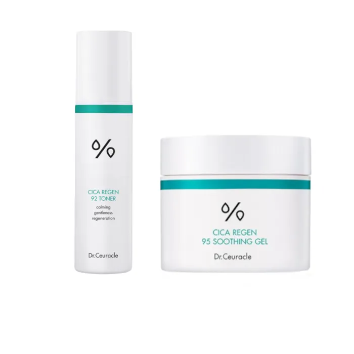 Dr. Ceuracle - Cica Regen 92 Toner + 95 Soothing Gel Set