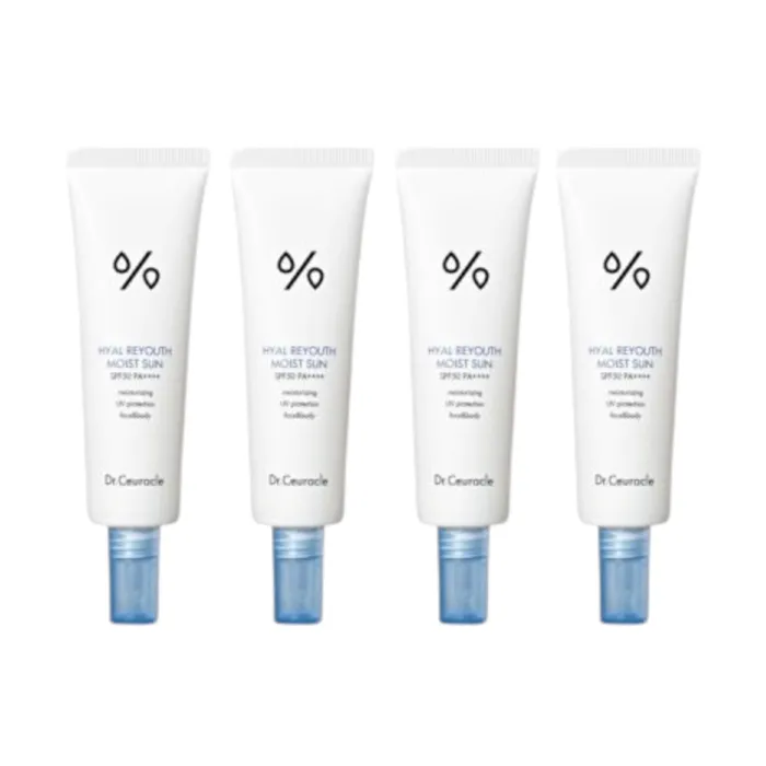 Dr. Ceuracle - Hyal Reyouth Moist Sun SPF50+ PA++++ - 50ml (4ea) Set
