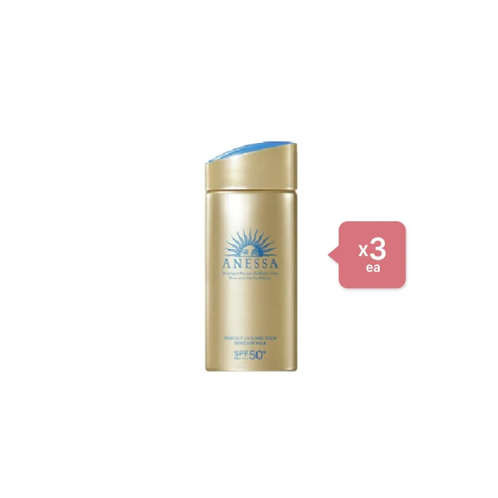 Shiseido - Anessa Perfect UV Sunscreen Skincare Milk N SPF50+ PA++++ - 2022 Version - 90ml (3ea) Set