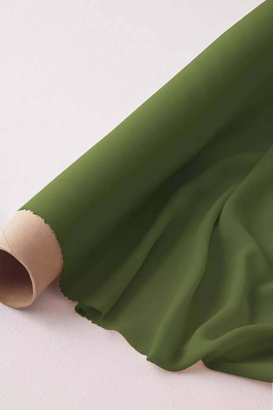 Sheer Chiffon Fabric By The Yard in Martini Olive Size: 5YD David's Bridal