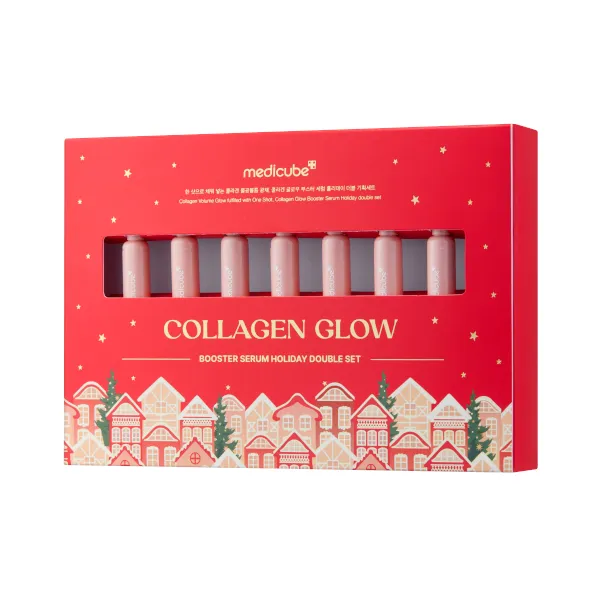 medicube - Collagen Glow Booster Serum Holiday Double Set - 15ml + 2ml*7ea