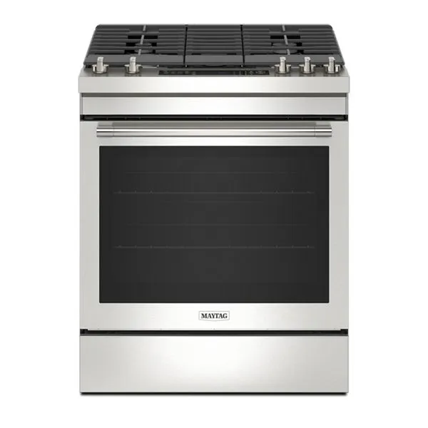 Maytag 30 In. Wide Slide-In Gas Range W/ Air Fry, 5.8 Cu. Ft. In Fingerprint Resistant Stainless Steel