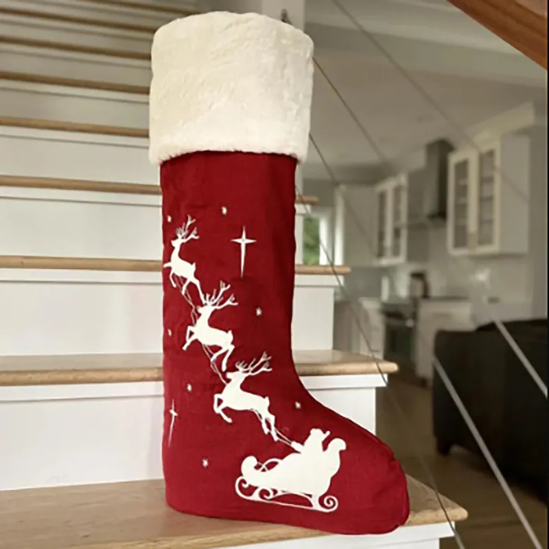 Standing Stocking - 36" - Red with LED