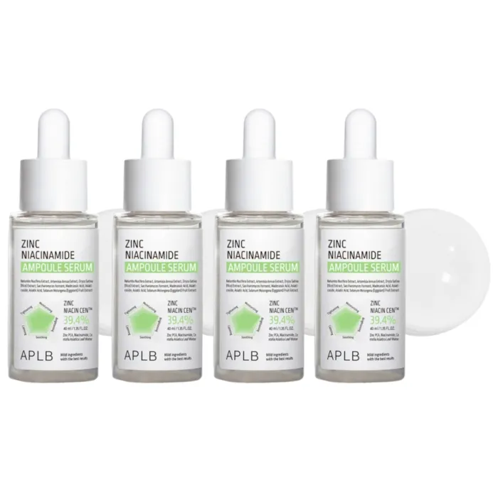 APLB - Zinc Niacinamide Ampoule Serum - 40ml (4ea) Set