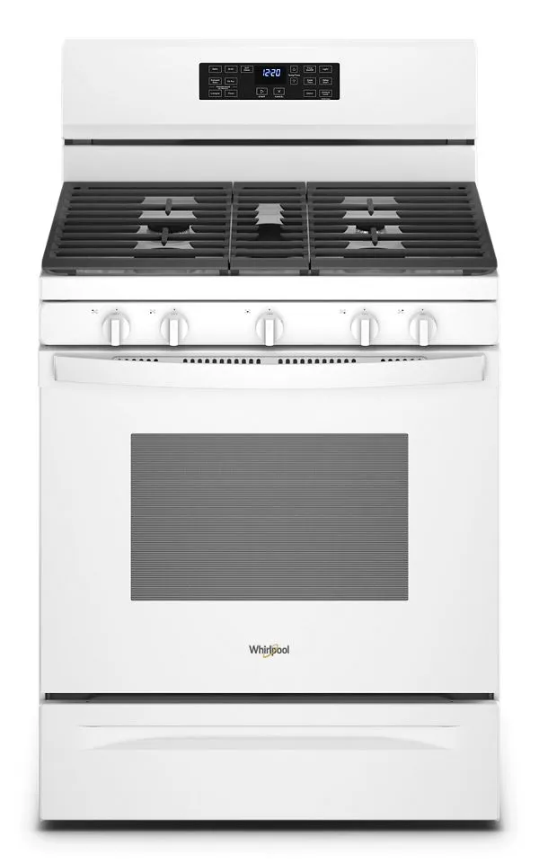 Whirlpool Gas 5-in-1 Air Fry Oven in White 5.0 Cu. Ft. WFG550S0LW