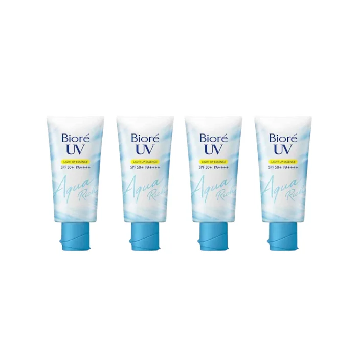 Kao - Biore UV Aqua Rich Light Up Essence (4ea) Set
