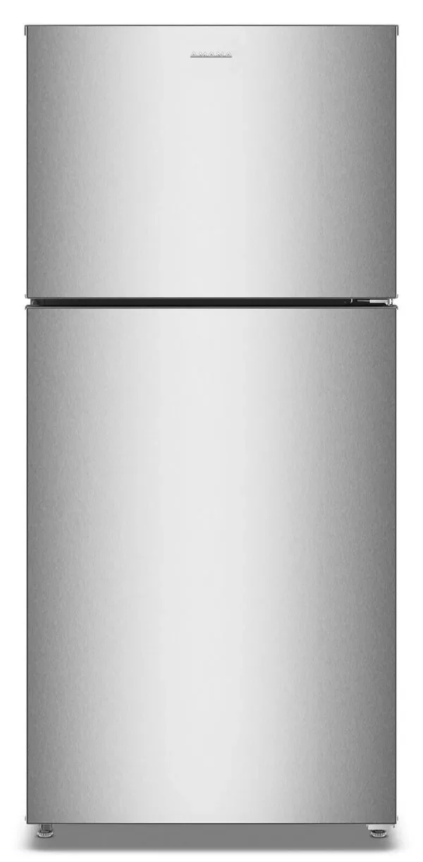 Amana 30" Wide Garage Ready Top-Freezer Refrigerator-19 Cu. Ft. in Fingerprint-Resistant Stainless Finish