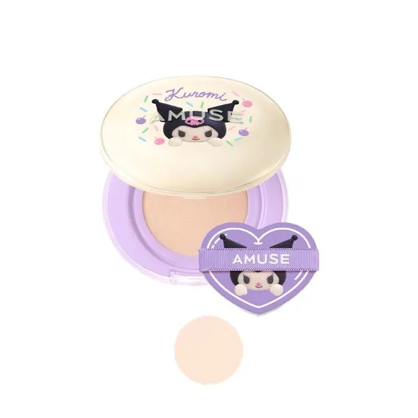 Amuse - Dew Jelly Master Cushion SPF38 PA+++ (My Melody & Kuromi special edition) - 15g - 01 Clean