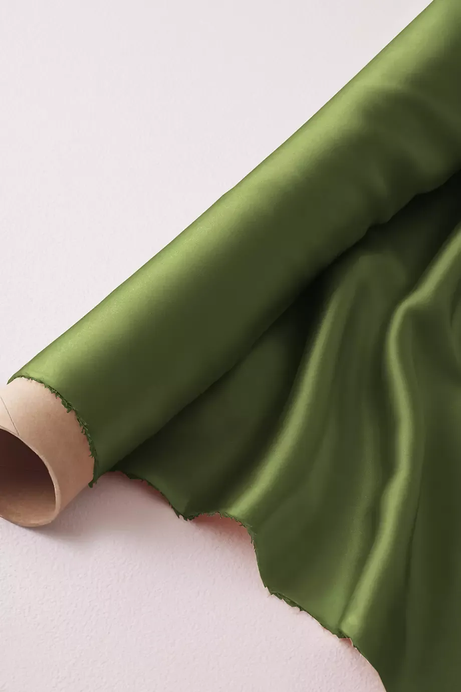 Charmeuse Fabric By The Yard in Martini Olive Size: 2YD David's Bridal