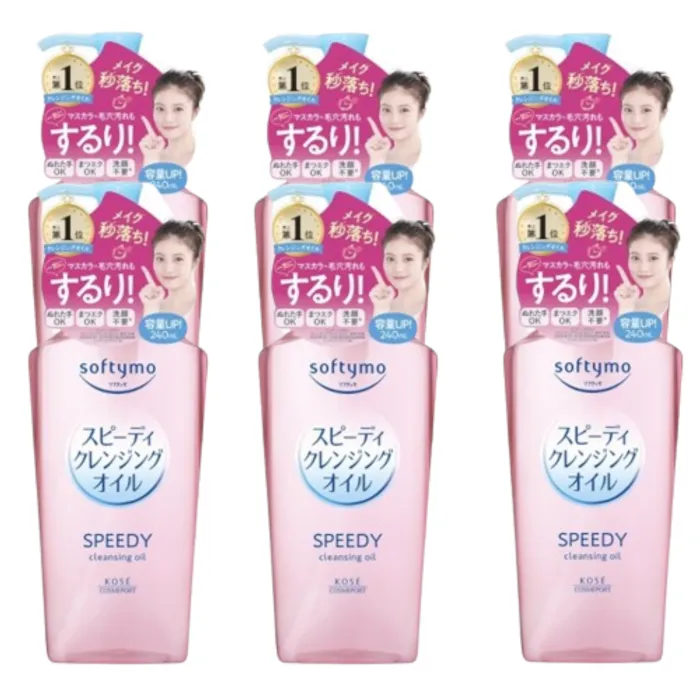 Kose - Softymo Speedy Cleansing Oil Pump (2024 Version) - 240ml (6ea) Set