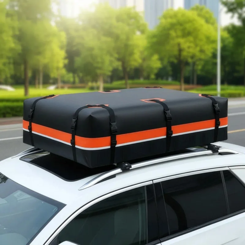 600L Car Roof Bag Cargo Carrier and Large Waterproof Rooftop Luggage Rack Storage