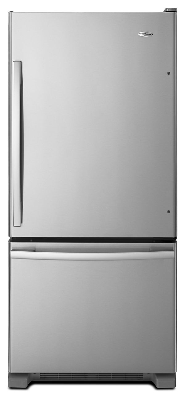Amana 29" Wide Bottom-Freezer Refrigerator with EasyFreezer Pull-Out Drawer - 18 cu. ft. Capacity in Stainless Steel