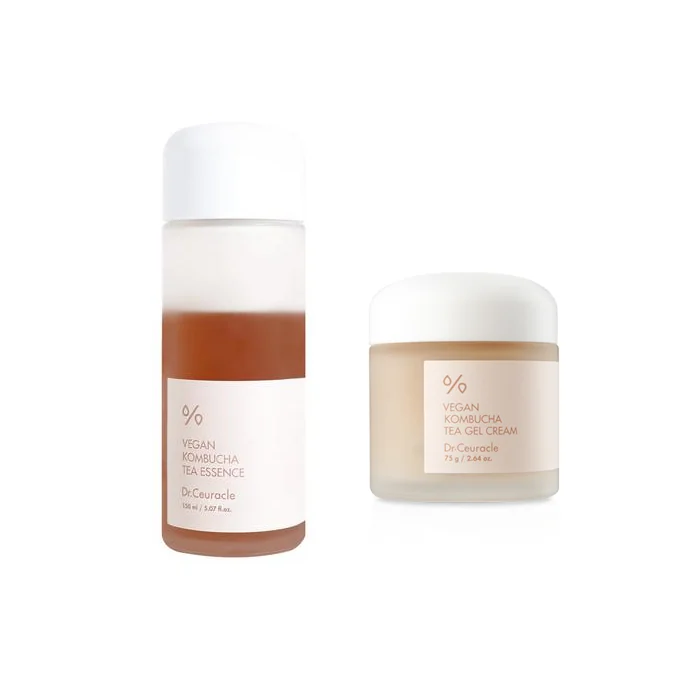 Dr. Ceuracle - Vegan Kombucha Tea Essence + Gel Cream Set