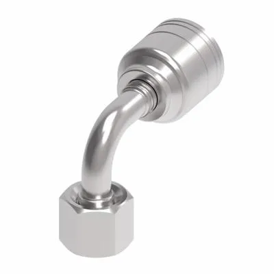 Weatherhead By Danfoss Z Series Crimp Hose Fittings Female Swivel Din 24 Seat 90 Light 0.47 In Metric 6