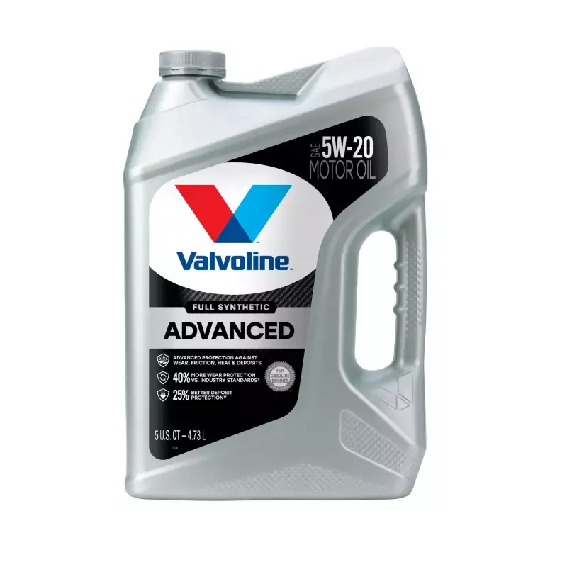 Valvoline Advanced Motor Oil 5w20 Full Synthetic 5 Qt Us