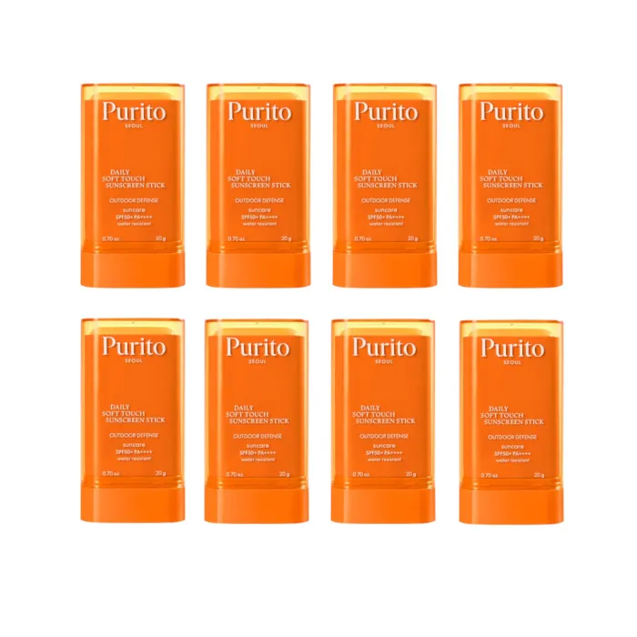 Purito SEOUL - Daily Soft Touch Sunscreen Stick SPF50+ PA++++ - 20g (8ea) Set