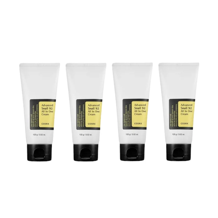 COSRX - Advanced Snail 92 All In One Cream Tube - 100g (4ea) Set