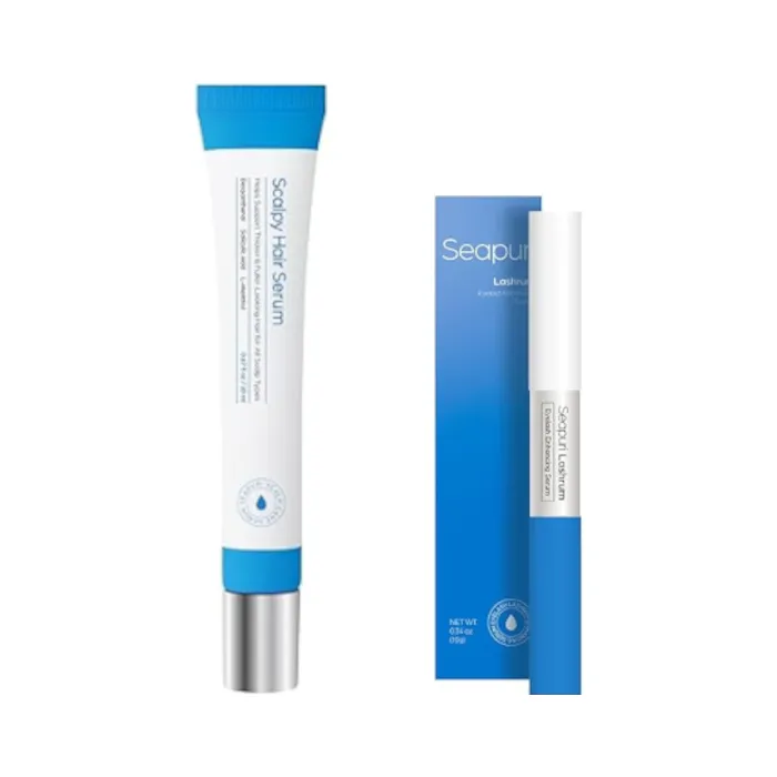Seapuri - Scalpy Hair Serum - 20ml (1ea) & Lashrum Eyelash Enhancing Serum - 10g (1ea) Set