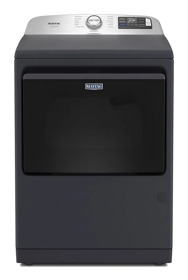 Maytag Smart Top Load Dryer W/ Pet Pro Option In Midnight Steel