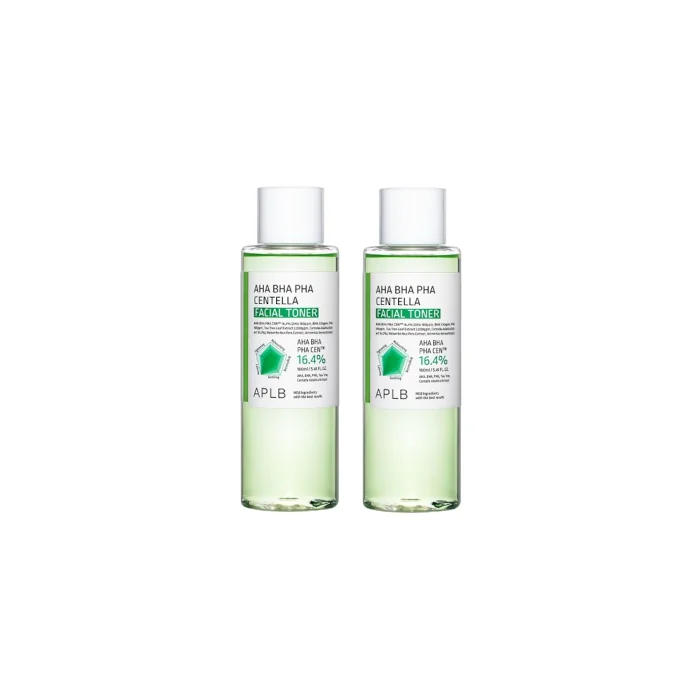APLB - AHA BHA PHA Centella Facial Toner - 160ml (2ea) Set