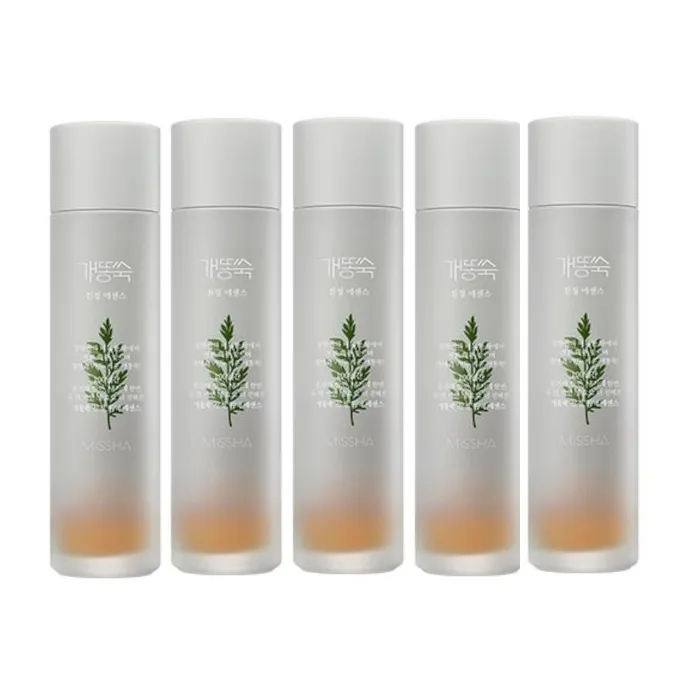 MISSHA Artemisia Calming Essence - 150ml (New Version of MISSHA - Time Revolution Artemisia Treatment Essence) (5ea) Set