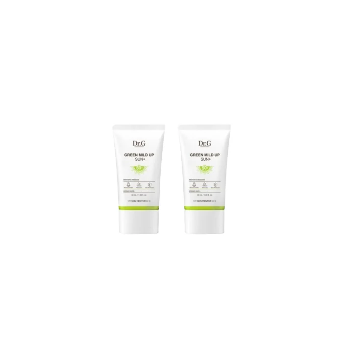 Dr. G - Green Mild Up Sun+ (SPF50+ PA++++) - 50ml (2ea) Set