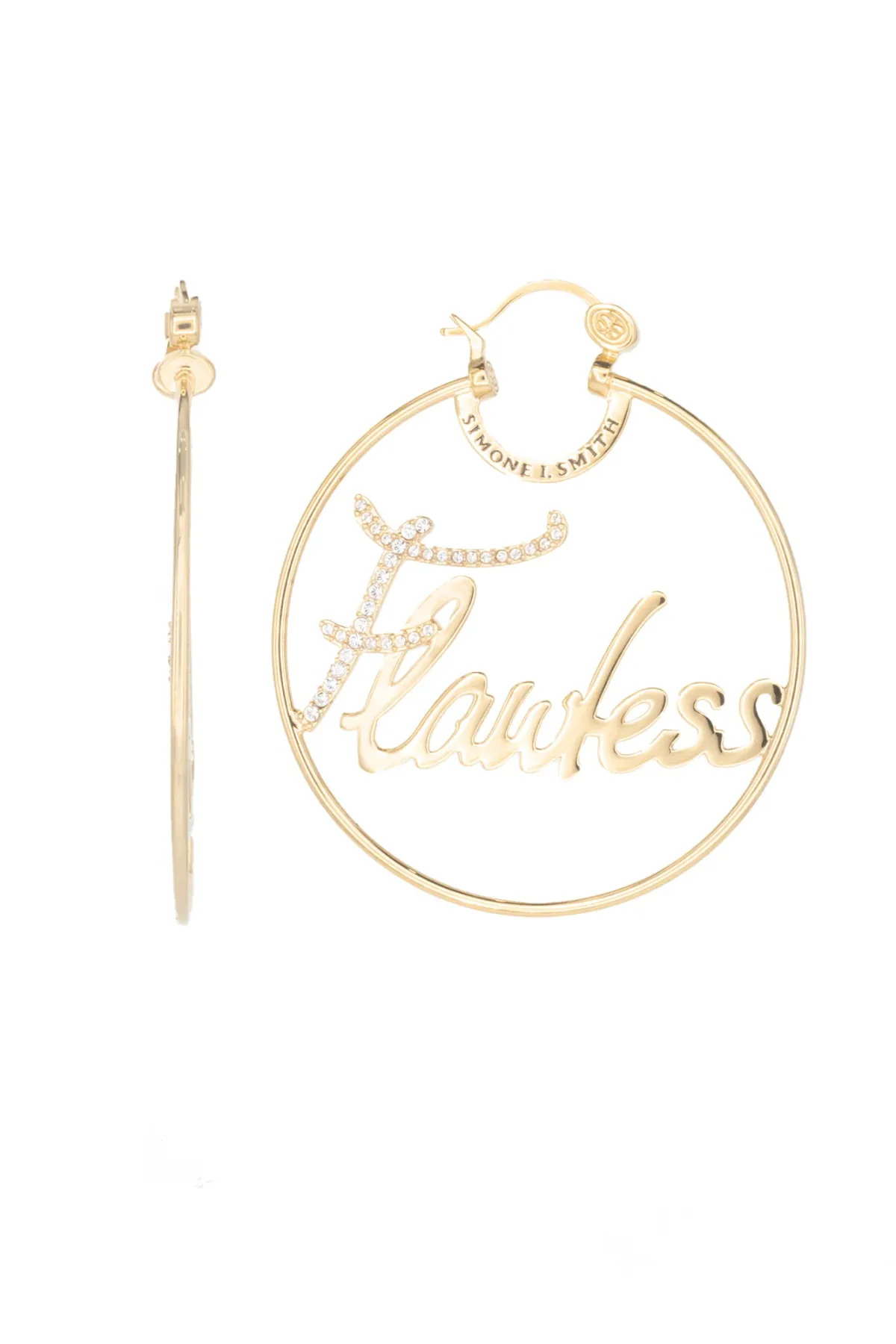 Flawless Nameplate Hoops